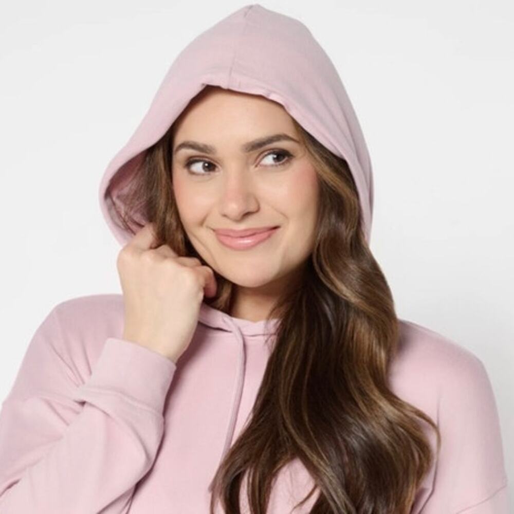 Barefoot Dreams NWT Size XS Stretch MC Butterchic Hoodie and Flare Pant Set Pink - Picture 4 of 6